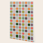 Colorful Geometric Block Grid Wallpaper Gallery Image 2