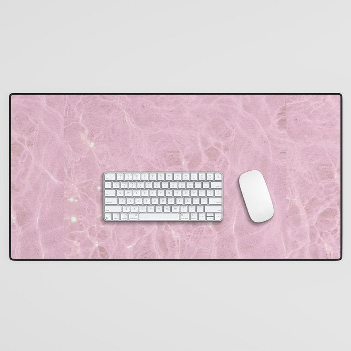 Pink Water Desk Mat Gallery Image 1