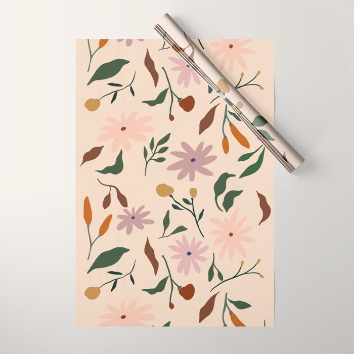 Flower Pattern Wrapping Paper Gallery Image 1