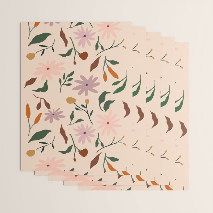 Flower Pattern Wrapping Paper Gallery Image 3