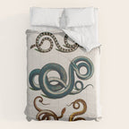 Albertus Seba Coiled Big Blue  Comforter Gallery Image 6