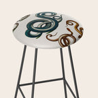 Albertus Seba Coiled Big Blue  Stool Gallery Image 2