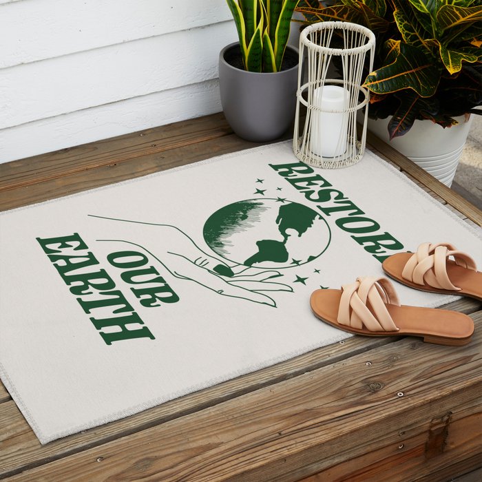Restore our Earth Outdoor Rug Gallery Image 2