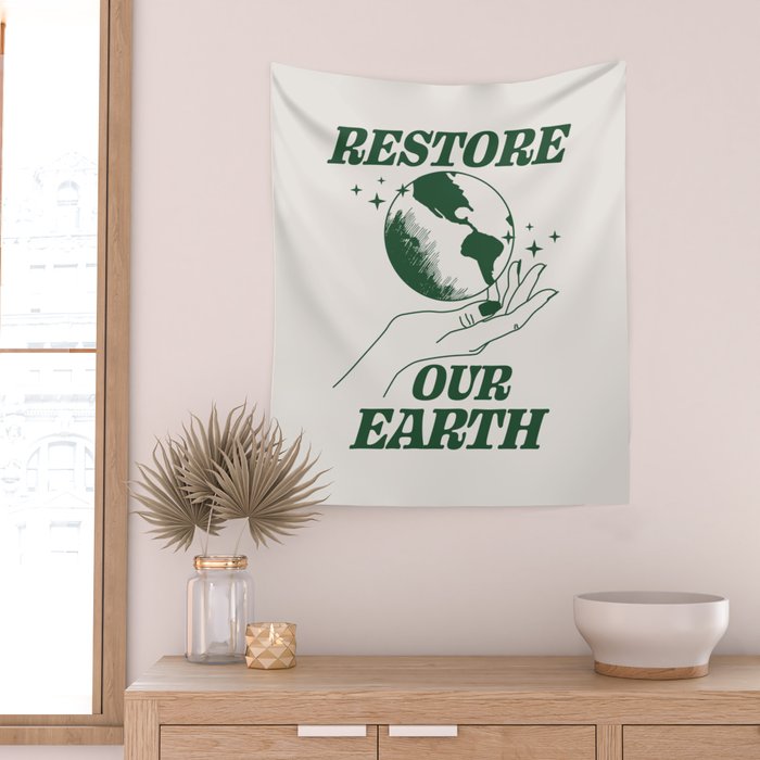 Restore our Earth Wall Tapestry Gallery Image 2