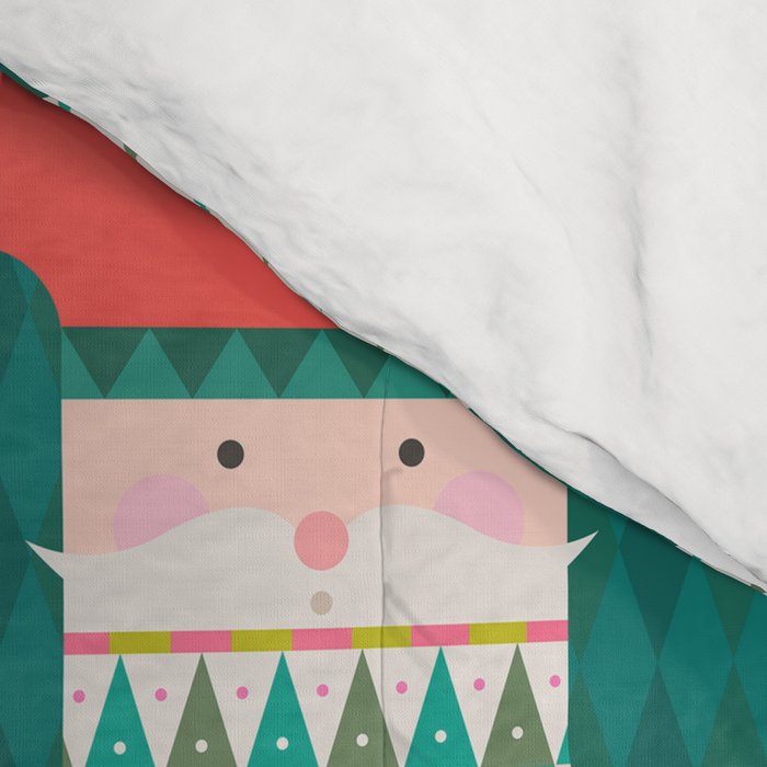 Happy Holidays Santa Claus Comforter Gallery Image 4
