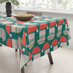 Happy Holidays Santa Claus Tablecloth Gallery Image 3