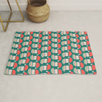 Happy Holidays Santa Claus Rug Gallery Image 1