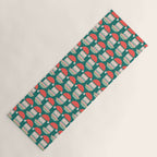 Happy Holidays Santa Claus Yoga Mat Gallery Image 1