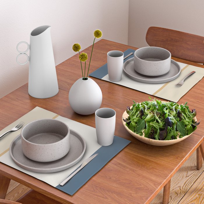 Contemporary Color Block XXXIX Placemat Gallery Image 2