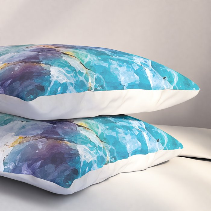 Multicolor quartz texture Pillow Sham Gallery Image 3