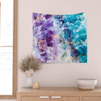 Multicolor quartz texture Wall Tapestry Gallery Image 2