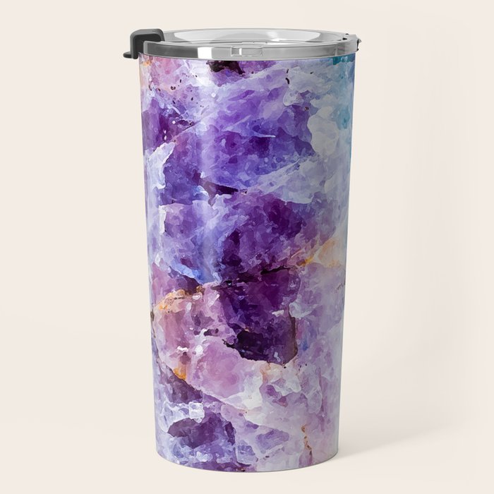 Multicolor quartz texture Travel Mug Gallery Image 3