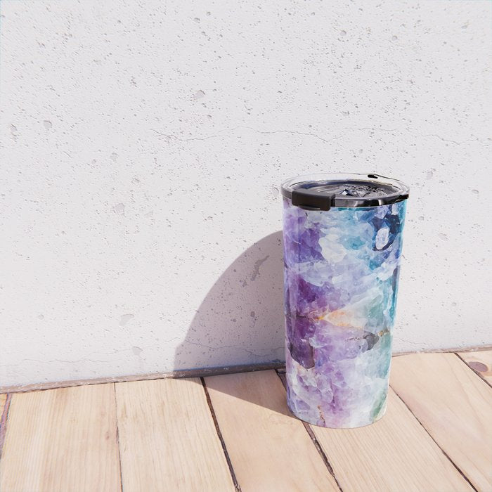 Multicolor quartz texture Travel Mug Gallery Image 4