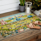 the Garden of Earthly Delights by Bosch Outdoor Rug Gallery Image 2