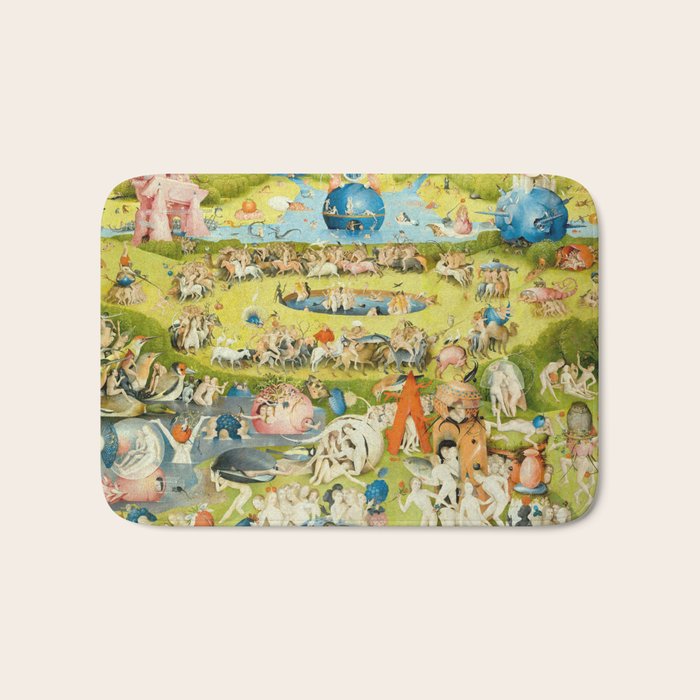 the Garden of Earthly Delights by Bosch Bath Mat Gallery Image 1