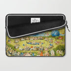 the Garden of Earthly Delights by Bosch Laptop Sleeve Gallery Image 2