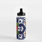 talavera mexican tile in blu Water Bottle Gallery Image 2