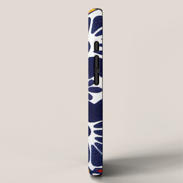 talavera mexican tile in blu iPhone Case Gallery Image 2