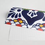 talavera mexican tile in blu Wrapping Paper Gallery Image 2