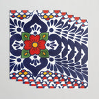 talavera mexican tile in blu Wrapping Paper Gallery Image 3