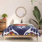 talavera mexican tile in blu Comforter Gallery Image 3