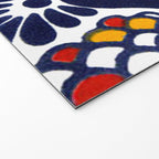 talavera mexican tile in blu Welcome Mat Gallery Image 2