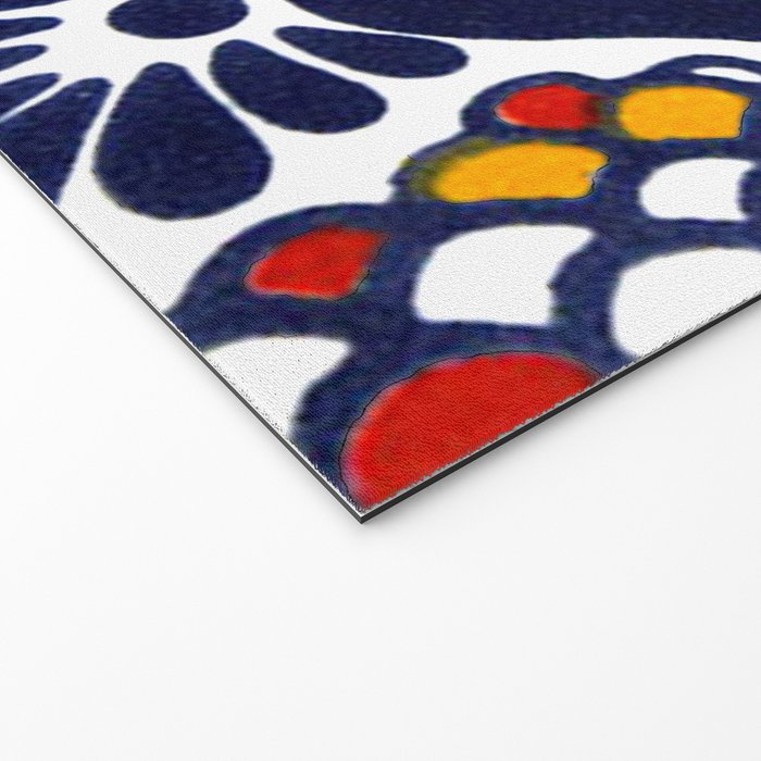 talavera mexican tile in blu Welcome Mat Gallery Image 2