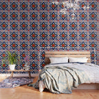talavera mexican tile in blu Wallpaper Gallery Image 3