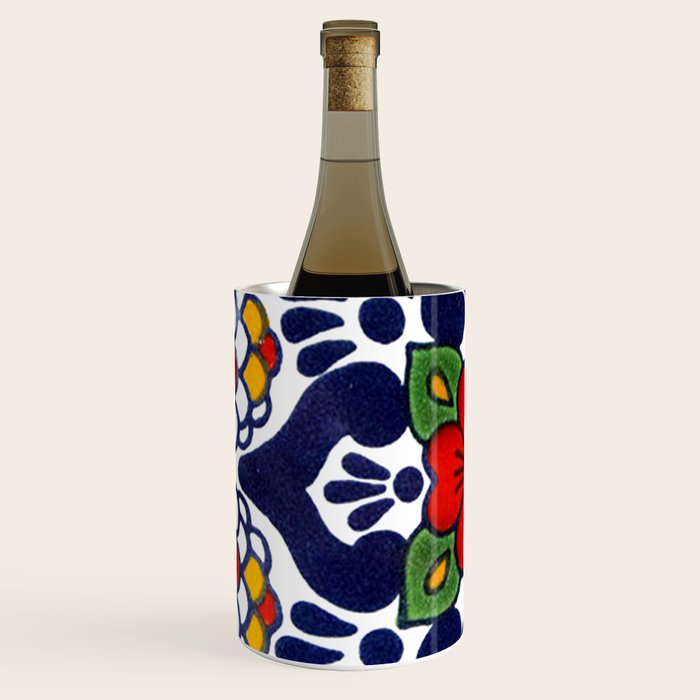 talavera mexican tile in blu Wine Chiller Gallery Image 2