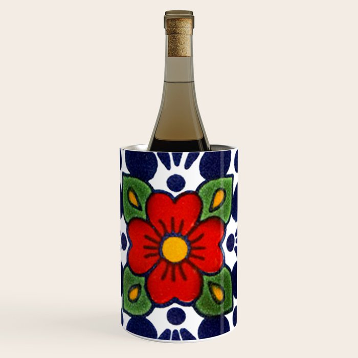 talavera mexican tile in blu Wine Chiller Gallery Image 1