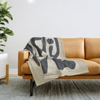 Shadowns in Motion 3 Throw Blanket Gallery Image 1
