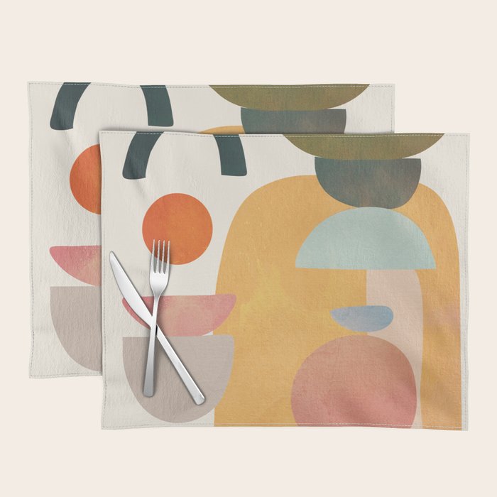 Modern Abstract Art 70 Placemat Gallery Image 1