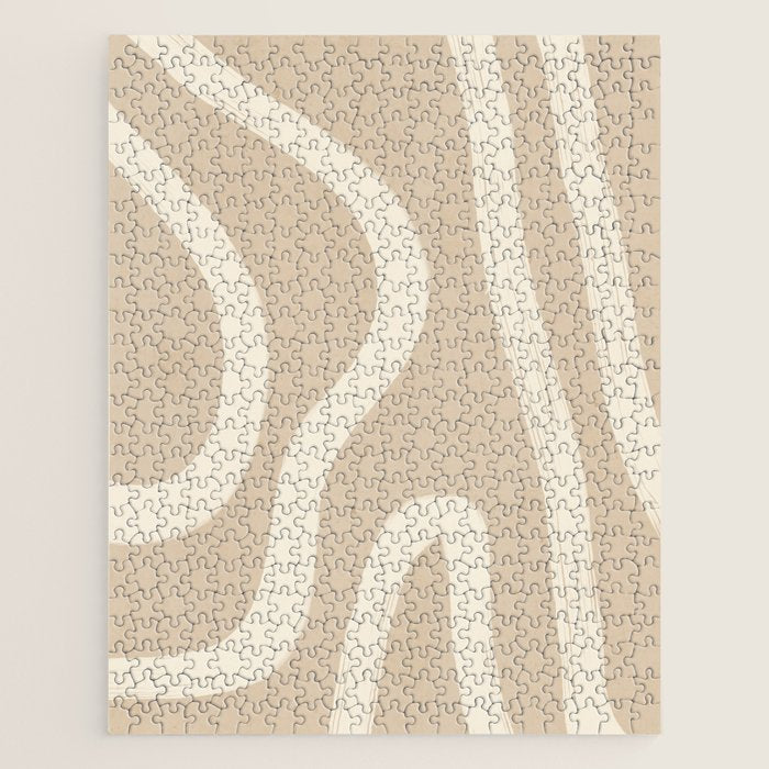 Minimal Abstract Lines 4 Jigsaw Puzzle Gallery Image 1