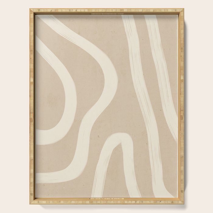 Minimal Abstract Lines 4 Serving Tray Gallery Image 1