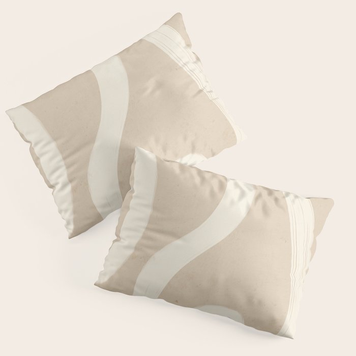 Minimal Abstract Lines 4 Pillow Sham Gallery Image 1