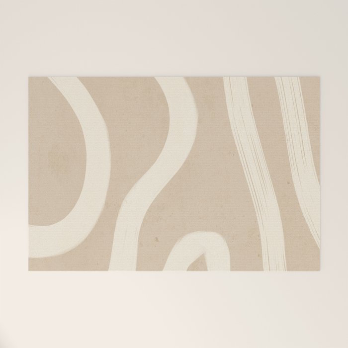 Minimal Abstract Lines 4 Welcome Mat Gallery Image 1