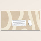 Minimal Abstract Lines 4 Desk Mat Gallery Image 1