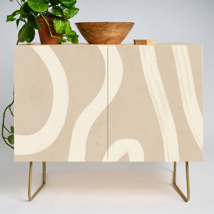 Minimal Abstract Lines 4 Credenza Gallery Image 1