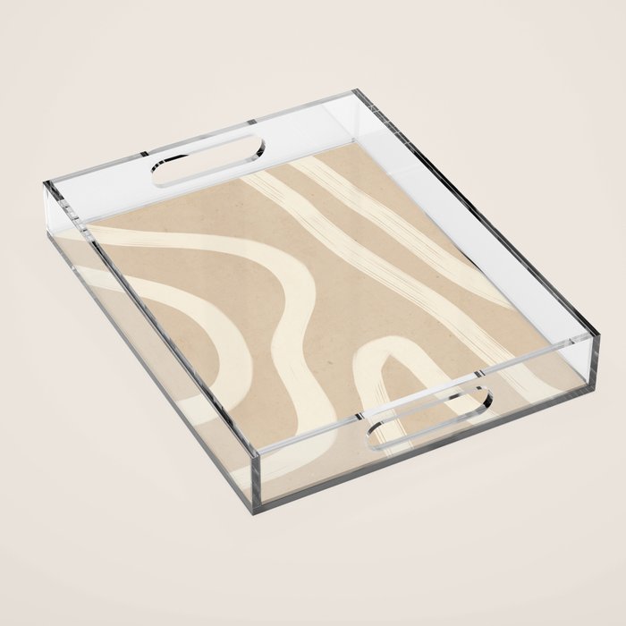 Minimal Abstract Lines 4 Acrylic Tray Gallery Image 1