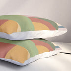 Abstract Bauhaus Geometry Sophisticated Autumn Pillow Sham Gallery Image 3