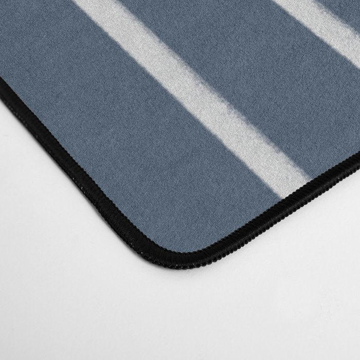 Nautical Handdrawn Stripes Desk Mat Gallery Image 4