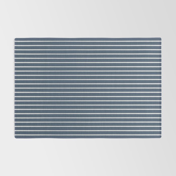 Nautical Handdrawn Stripes Rug Gallery Image 2