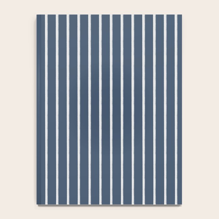 Nautical Handdrawn Stripes Notebook Gallery Image 4