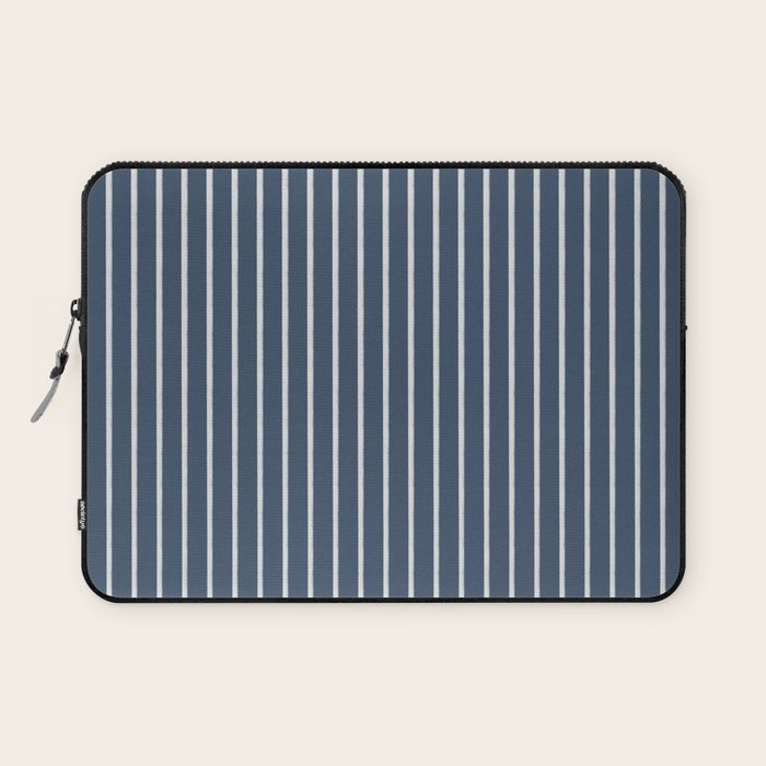 Nautical Handdrawn Stripes Laptop Sleeve Gallery Image 1