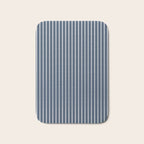 Nautical Handdrawn Stripes Bath Mat Gallery Image 1