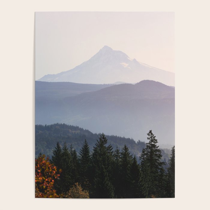 Mount Hood over the Columbia River Gorge Poster Gallery Image 1