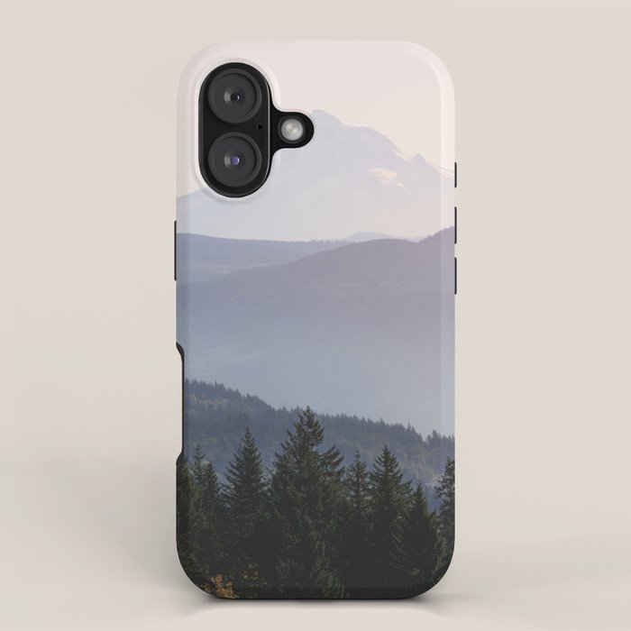 Mount Hood over the Columbia River Gorge iPhone Case Gallery Image 1