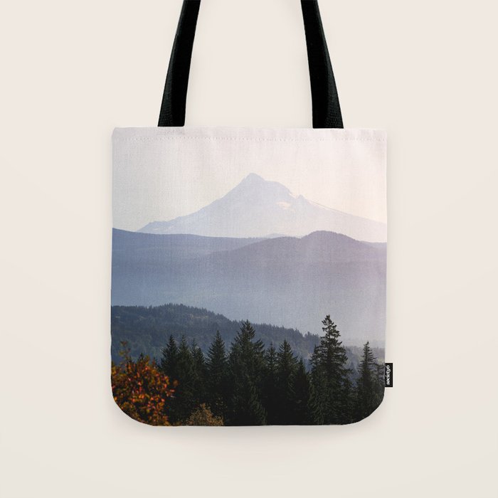 Mount Hood over the Columbia River Gorge Tote Bag Gallery Image 1