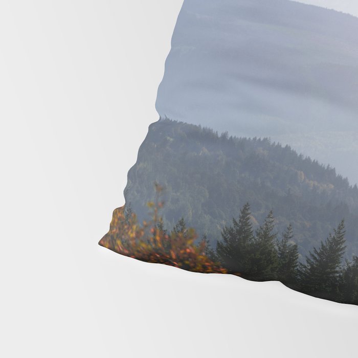 Mount Hood over the Columbia River Gorge Pillow Sham Gallery Image 4