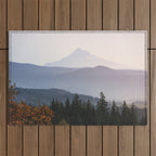 Mount Hood over the Columbia River Gorge Outdoor Rug Gallery Image 1